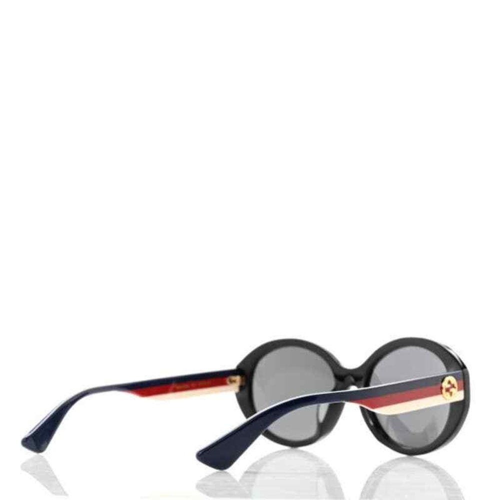 GUCCI ROUND WEB SUNGLASSES GG0279SA BLACK - Picture 4 of 6